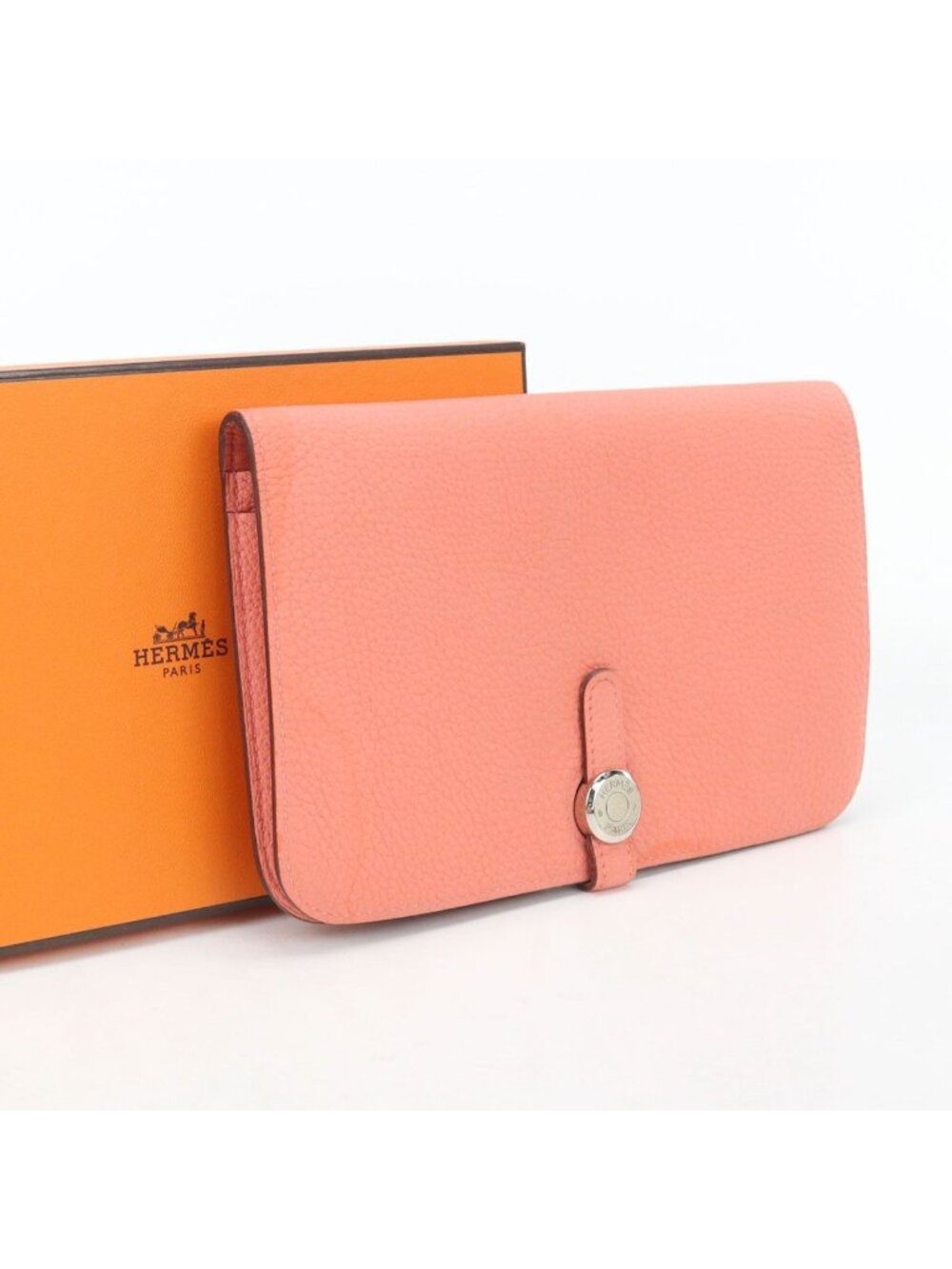 Hermes Dogon Duo Wallet Bifold Taurillon Clemence